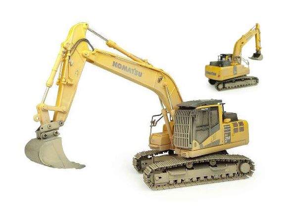 Universal Hobbies UH8144 ESCAVATORE KOMATSU PC210LC-11 MUDDY VERSION 1:50 Modellino