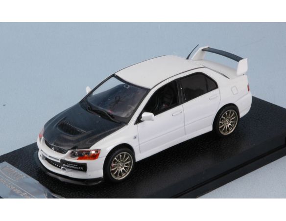 Vitesse VE29371 MITSUBISHI LANCER EVOLUTION IX WHITE/BLACK 1:43 Modellino