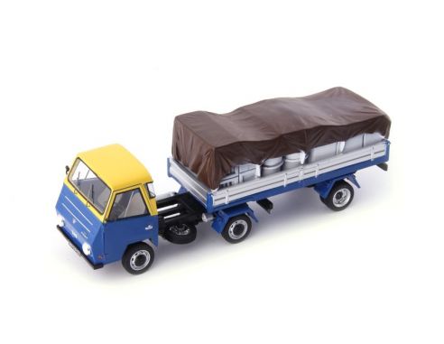 Autocult ATC08010 DAF PONY 1968 BLUE/YELLOW 1:43 Modellino