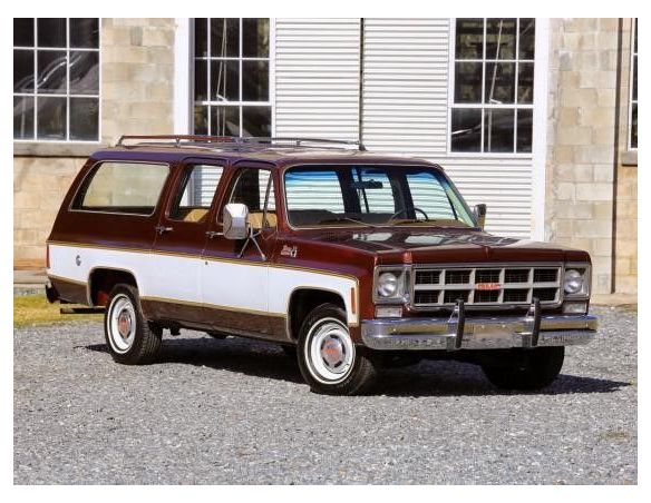 Matrix MX20302-372 CHEVRLOET SUBURBAN 1974 MET.BROWN 1:43 Modellino