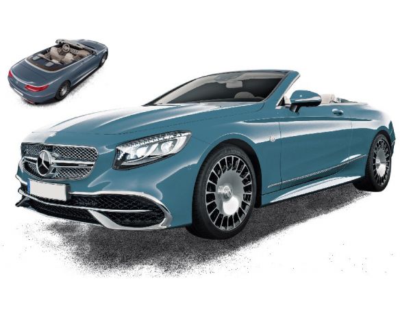 Norev NV183471 MERCEDES MAYBACH S650 CABRIOLET 2018 BLUE METALLIC 1:18 Modellino