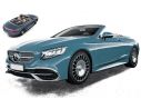 Norev NV183471 MERCEDES MAYBACH S650 CABRIOLET 2018 BLUE METALLIC 1:18 Modellino
