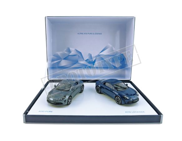 Norev NV517864 COFFRET ALPINE A110 PURE & LEGENDE 2018 LIM.500 PCS 1:43 Modellino