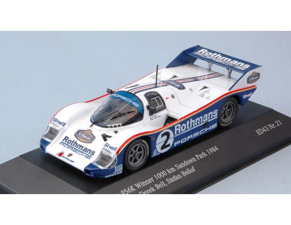 Spark Model SBC021 PORSCHE 956 K N.2 WINNER 1000 KM SANDOWN PARK 1984 D.BELL-S.BELLOF 1:43 Modellino