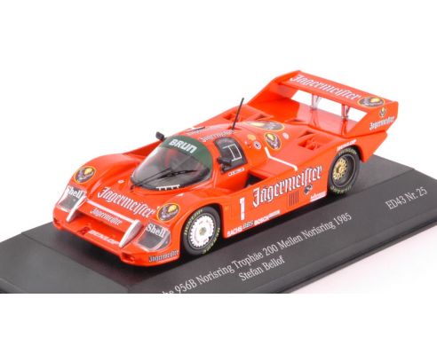 CMR CLASSIC MODEL REPLICARS SBC025 PORSCHE 956 B JAGERMEISTER N.1 200 MILES NORISRING 1985 S.BELLOF 1:43 Modellino