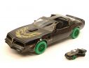 Greenlight GREEN84013B PONTIAC TRANS AM 1977 SMOKEY AND THE BANDIT BLACK/GOLD GREEN WHEELS 1:24 Modellino