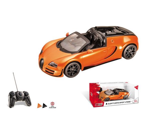Mondo Motors MM63262OR BUGATTI GRAN SPORT VITESSE ORANGE RADIOCOMANDO 1:14 Modellino