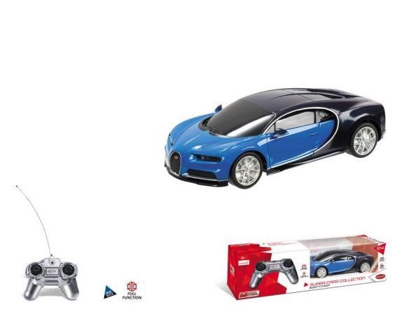 Mondo Motors MM63426BL BUGATTI CHIRON BLU RADIOCOMANDO 1:24 Modellino