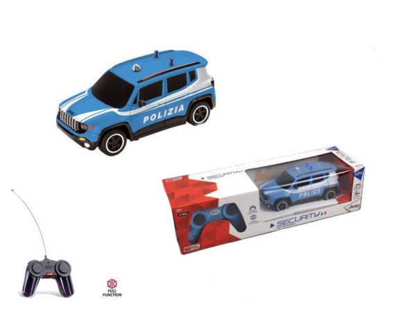 Mondo Motors MM63564P JEEP RENEGADE POLIZIA RADIOCOMANDO 1:24 Modellino