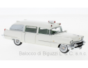 Neo Scale Models NEO46956 CADILLAC MILLER AMBULANCE 1956 WHITE 1:43 Modellino