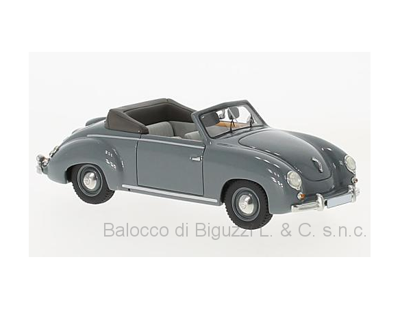 Neo Scale Models NEO47325 VW DANNEHAUR AND STAUSS CONVERTIBLE 1951 GREY 1:43 Modellino