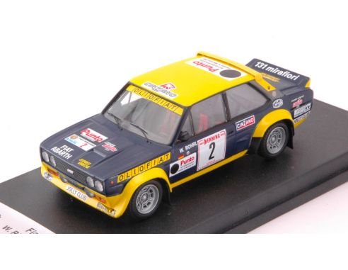 Trofeu TFRRIT01 FIAT 131 ABARTH N.2 4th S.MART.DI CASTROZZA 1977 ROHRL-GEISTDORFER 1:43 Modellino