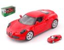 Welly WE39169A ALFA ROMEO 4C RED SCALA 1:34-39 cm 11 Modellino