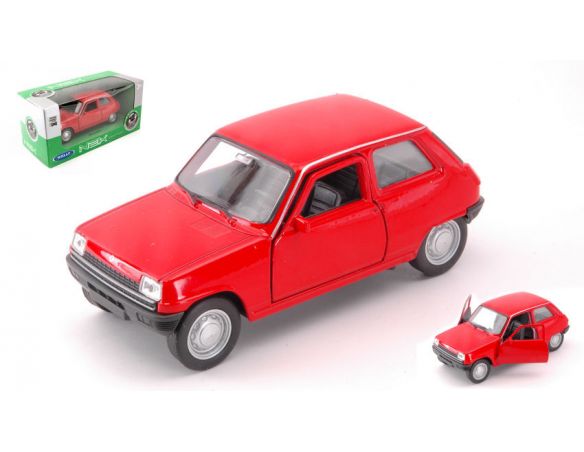 Welly WE39169R RENAULT 5 RED SCALA 1:34-39 cm 11 Modellino