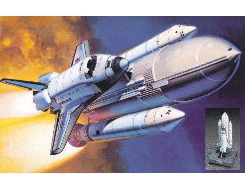 Hasegawa HG10729 SPACE SHUTTLE ORBITER W/BOOSTERS  KIT 1:200 Modellino