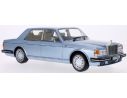 Busch BOS113 ROLLS ROYCE SILVER SPIRIT LIGHT MET.BLUE 1:18 Modellino