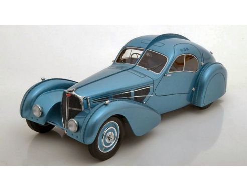 BOS MODEL BOS297 BUGATTI T57 SC ATLANTIC MET.LIGHT BLUE 1:18 Modellino