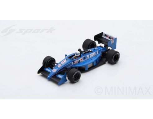 Spark Model S3967 LIGIER JS31 R.ARNOUX 1988 N.25 DNF MONACO GP 1:43 Modellino