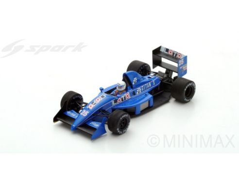 Spark Model S3968 LIGIER JS31 R.ARNOUX 1988 N.25 17th JAPANESE GP 1:43 Modellino