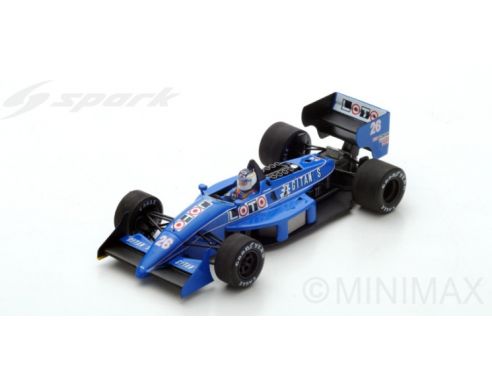 Spark Model S3969 LIGIER JS31 S.JOHANSSON 1988 N.26 NC DETROIT GP 1:43 Modellino
