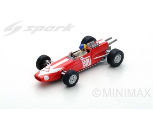 Spark Model S5333 LOLA T100 D.HOBBS 1967 N.27 10th GERMAN GP 1:43 Modellino