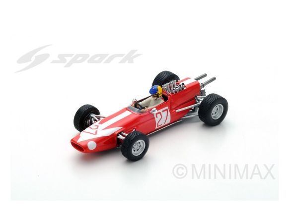 Spark Model S5333 LOLA T100 D.HOBBS 1967 N.27 10th GERMAN GP 1:43 Modellino