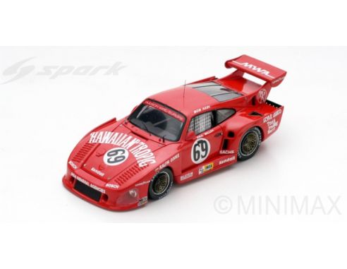 Spark Model S5522 PORSCHE 935 K3 N.69 DNF LM 1980 B.AKIN-P.MILLER-R.KENT-COOKE 1:43 Modellino