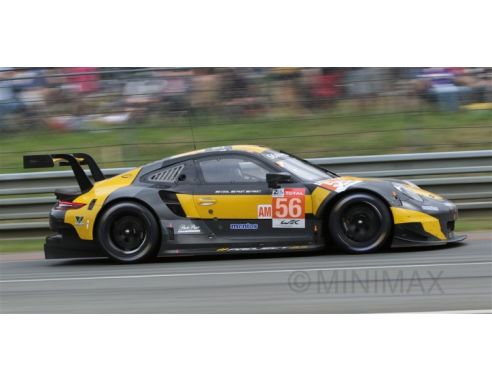 Spark Model S7038 PORSCHE 911 RSR N.56 37th LM 2018 J.BERGMEISTER-P.LINDSEY-PERFETTI 1:43 Modellino