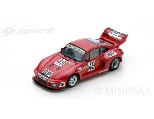 Spark Model S7502 PORSCHE CARRERA RSR N.49 DNF LM 1977 G.CHASSEUIL-H.STRIEBIG-H.KIRCHOFFER Modellino