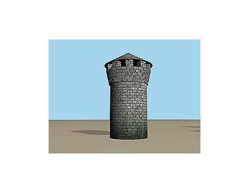 Zvezda Z8511 ROUND STONE TOWER KIT 1:72 Modellino