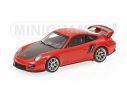 Minichamps PM400069408 PORSCHE 911 997 II GT2 RS 2010 RED/BLACK 1:43 Modellino