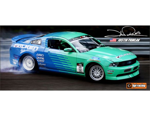 HPI Racing 105979 E10 Ford Mustang Falken Tire Drift 2011 RTR 1:10 Radiocomando