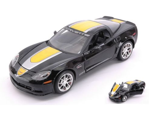 Maisto MI31203Z CHEVROLET CORVETTE Z06 GT1 1009 BLACK/YELLOW 1:24 Modellino
