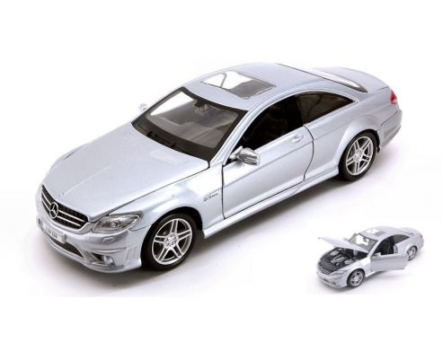 Maisto MI31297S MERCEDES CL63 AMG SILVER 1:24 Modellino