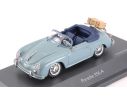 Schuco SH2584 PORSCHE 356A CABRIO C/PORTAPACCHI LIGHT BLUE LIM.750 1:43 Modellino