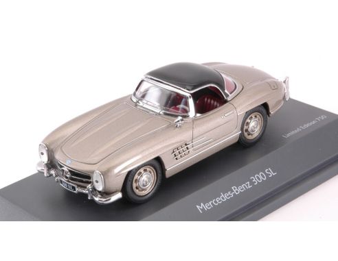 Schuco SH2588 MERCEDES 300SL CHAMPAGNE W/BLACK ROOF LIM.750 1:43 Modellino