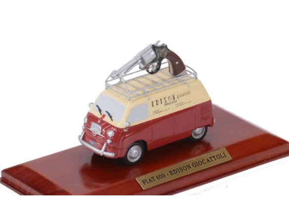 Edison Giocattoli EDS800021 FIAT 600 MULTIPLA PISTOLA SUSANNA EDISON 1:43 Modellino