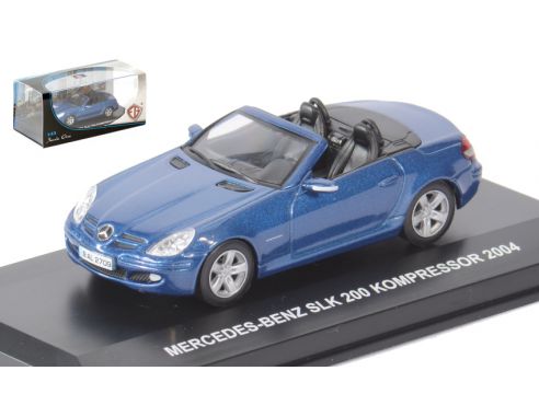 Edison Giocattoli EDS892121L MERCEDES SLK 200 KOMPRESSOR BLUE 1:43 Modellino