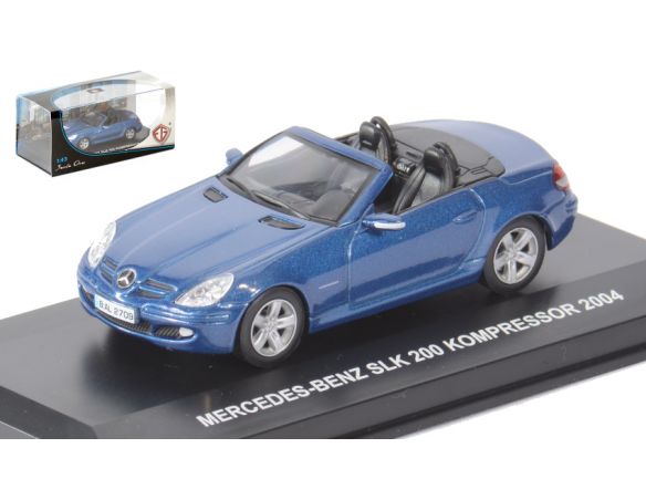 Edison Giocattoli EDS892121L MERCEDES SLK 200 KOMPRESSOR BLUE 1:43 Modellino