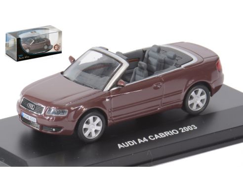 Edison Giocattoli EDS892121N AUDI A4 CABRIO 2003 BROWN 1:43 Modellino