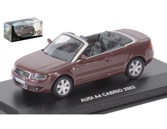 Edison Giocattoli EDS892121N AUDI A4 CABRIO 2003 BROWN 1:43 Modellino
