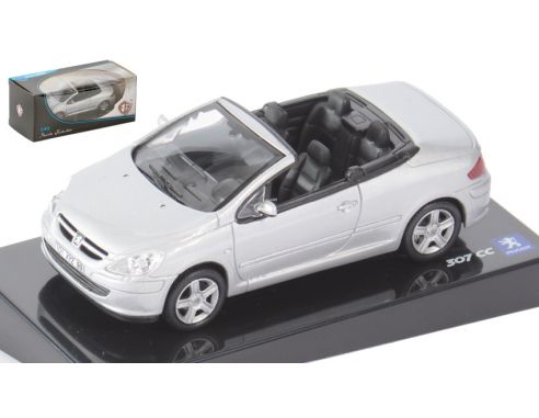 Edison Giocattoli EDS892121P PEUGEOT 307 CC SILVER 1:43 Modellino