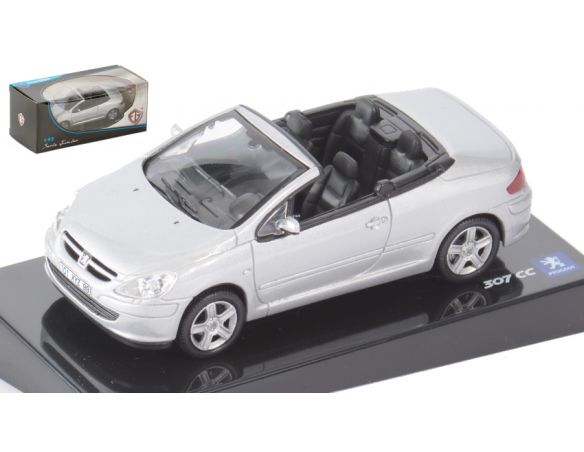 Edison Giocattoli EDS892121P PEUGEOT 307 CC SILVER 1:43 Modellino