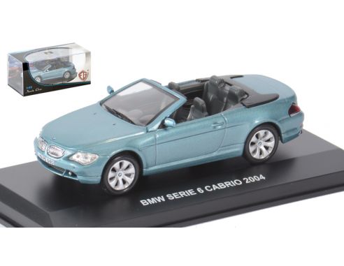 Edison Giocattoli EDS892121R BMW SERIE 6 CABRIO 2004 LIGHT BLUE 1:43 Modellino