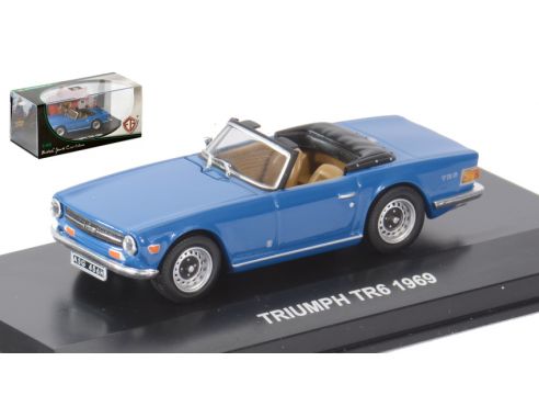 Edison Giocattoli EDS892122E TRIUMPH TR6 1969 BLUE 1:43 Modellino