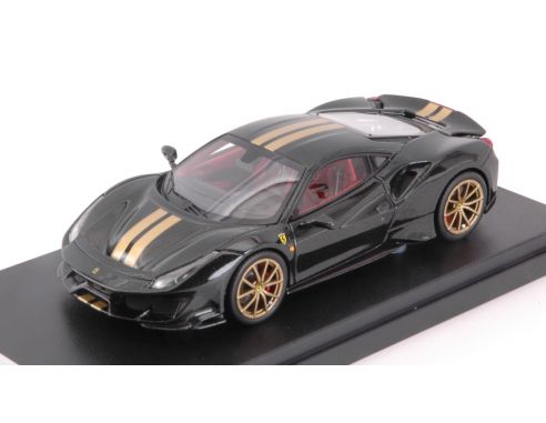 Looksmart LS488F FERRARI 488 PISTA 2018 NERO DAYTONA WB 508 1:43 Modellino