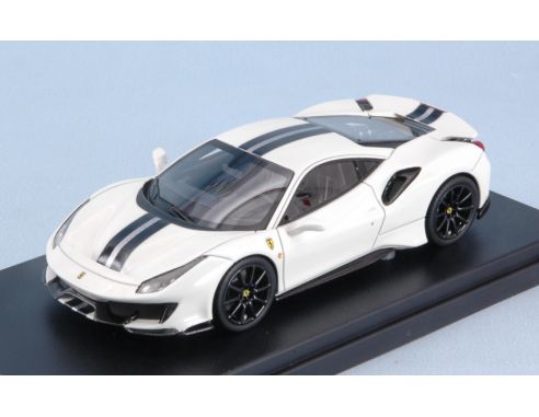 Looksmart Ls488g Ferrari 488 Pista 2018 Bianco Avus 100 143 Modellino