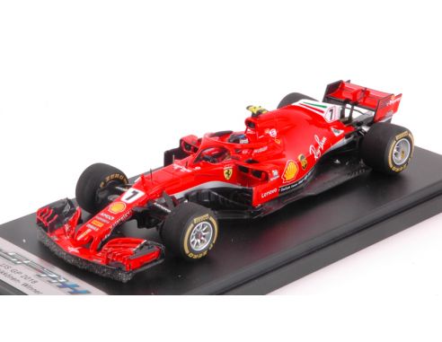Looksmart LSF1018 FERRARI SF71H K.RAIKKONEN 2018 N.7 WINNER US GP 1:43 Modellino