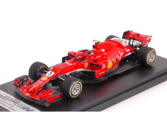 Looksmart LSF1018 FERRARI SF71H K.RAIKKONEN 2018 N.7 WINNER US GP 1:43 Modellino