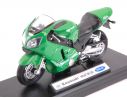 Welly WE12167 KAWASAKI NINJIA ZX-12R 2001 GREEN 1:18 Modellino